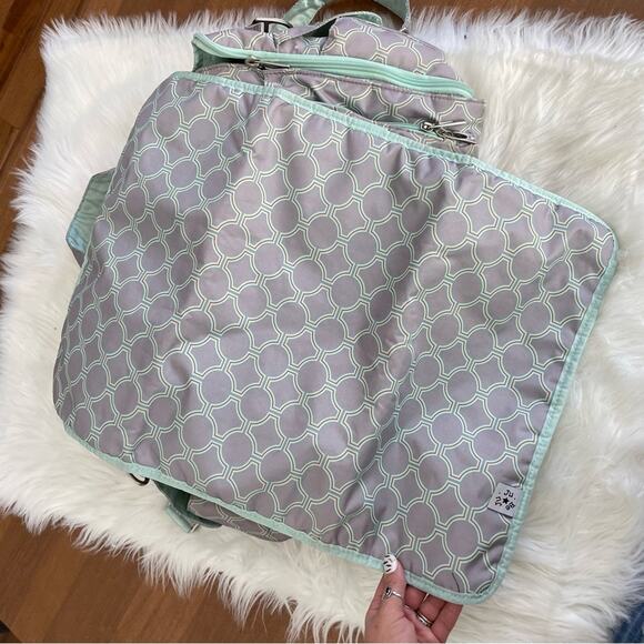 Ju-Ju-Be | Be Prepared Early Sunrise Large Diaper Bag Travel Mommy Baby Tote - Picture 7 of 13